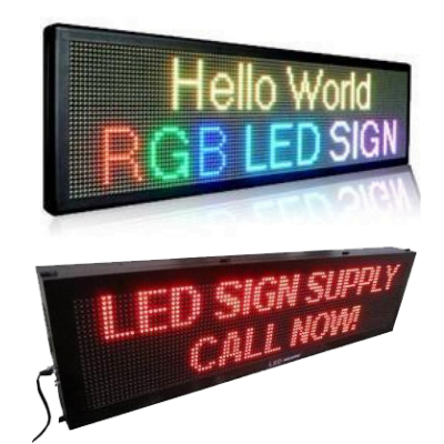 Single & multi colour LED Display